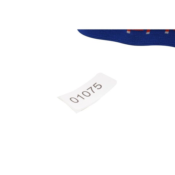 Gucci Unisex GG Logo Headband Blue Red Jacquard Web Striped Elastic Sweatband - Picture 7 of 7